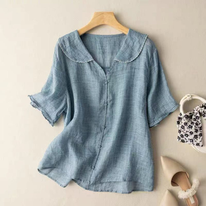 SERILDA – AIRY LINEN BLOUSE