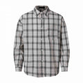 Unisex Oversized Checkered Shirt in Linen Blend with Shirt Collar, Chest Pocket, and Boxy Silhouette Fashion Glam