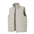 Unisex ultralight down look quilted vest with two-way zipper and stand-up collar Fashion Glam