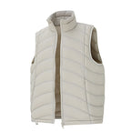 Unisex ultralight down look quilted vest with two-way zipper and stand-up collar Fashion Glam