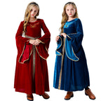 Girls Fairy-tale Velvet Dress with Elegant Details Fashion Glam