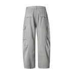 Men's Utility Style Cargo Pants with Flap Pockets and Straight Leg Fashion Glam