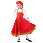 Girls Fairy Tale Costume with Golden Hem Fashion Glam