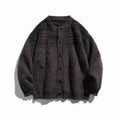 Women's Chunky Knit Oversized Cardigan in Mohair Look with Round Neckline and Button Placket Fashion Glam