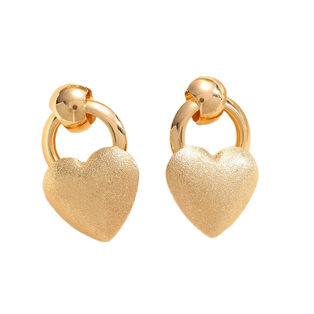 Ladies earrings in elegant heart design Fashion Glam
