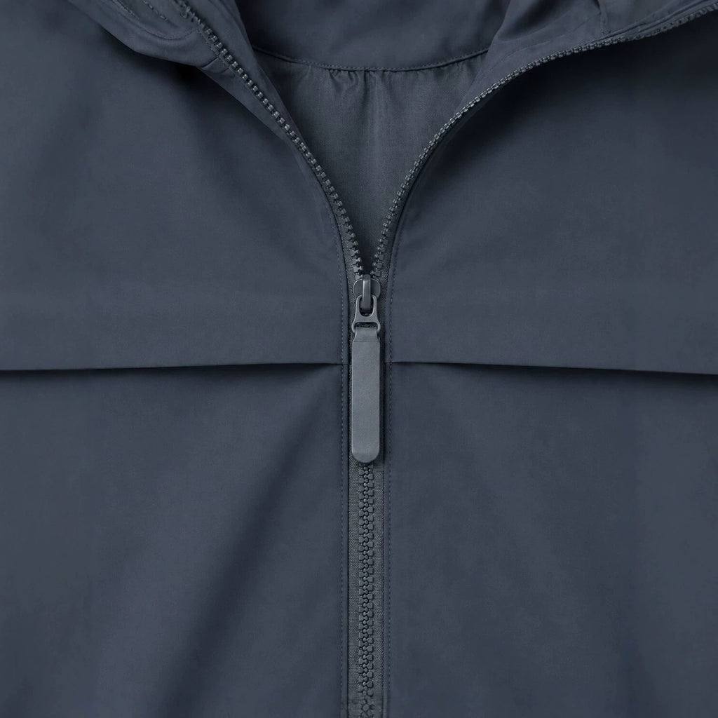 Men's lightweight water-repellent hooded softshell jacket with zip pockets Fashion Glam