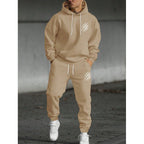Men's tracksuit with modern graphic design and practical pockets Fashion Glam
