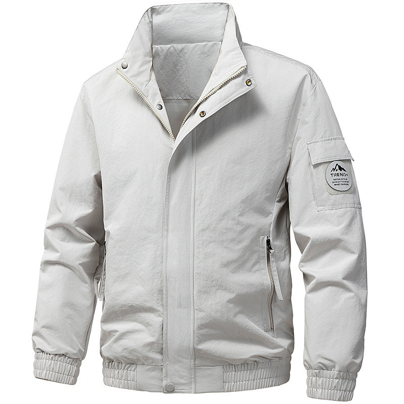 Men's technical hooded softshell jacket with adjustable hood and utility pockets Fashion Glam