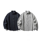 Unisex Oversize-Casual Check Shirt made of soft flannel with patch chest pocket Fashion Glam