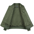 Men's bomber jacket in utility style with wind-resistant shell, multiple pockets and ribbed cuffs Fashion Glam