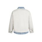 Men's layering jacket with suede look and integrated denim lining Fashion Glam