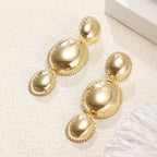 Women's earrings in artistic, structured design Fashion Glam