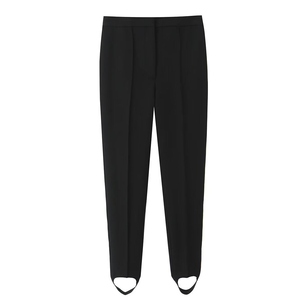 Ladies tailored suit trousers with crease and ankle strap Fashion Glam