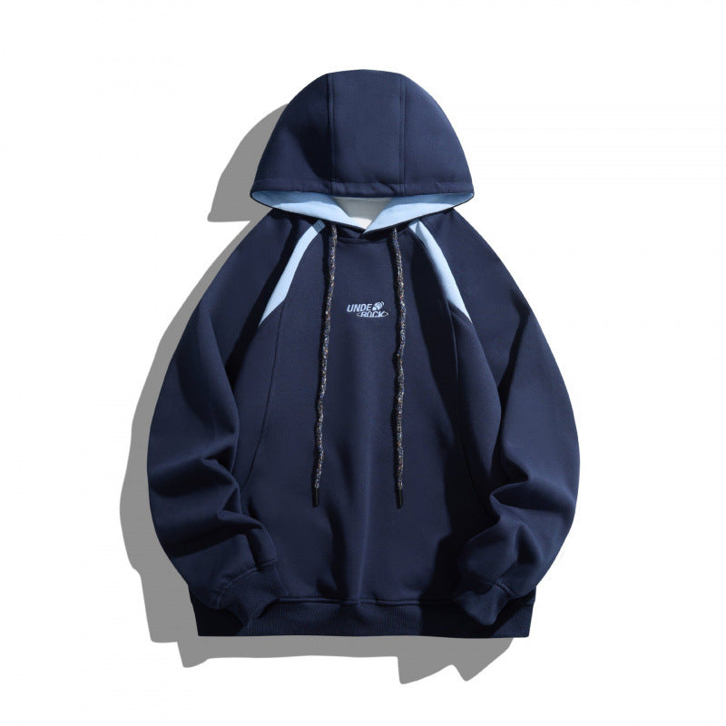 Unisex Oversized Hoodie with contrasting inserts, drawstring and raglan sleeves Fashion Glam