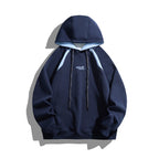Unisex Oversized Hoodie with contrasting inserts, drawstring and raglan sleeves Fashion Glam