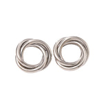 Women's Hanging Earrings with Elegant, Curved Ring Design Fashion Glam