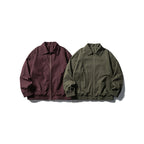 Men's Boxy Field Jacket in Utility Look with Stand-up Collar, Full-length Zipper and Elastic Hem Fashion Glam