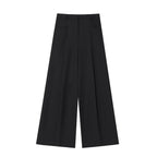 Women's High-Waisted Culotte Pants with Wide Legs, Crease and Stylish Tailoring Look Fashion Glam