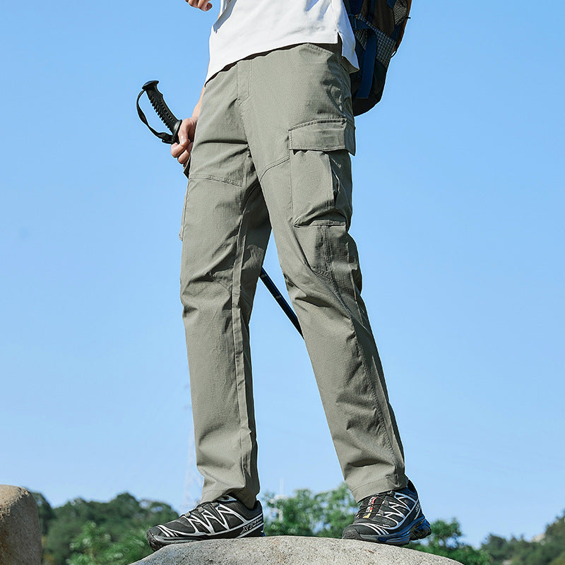 Men's Breathable Trekking Cargo Pants with Stretch and Multitude of Pockets Fashion Glam