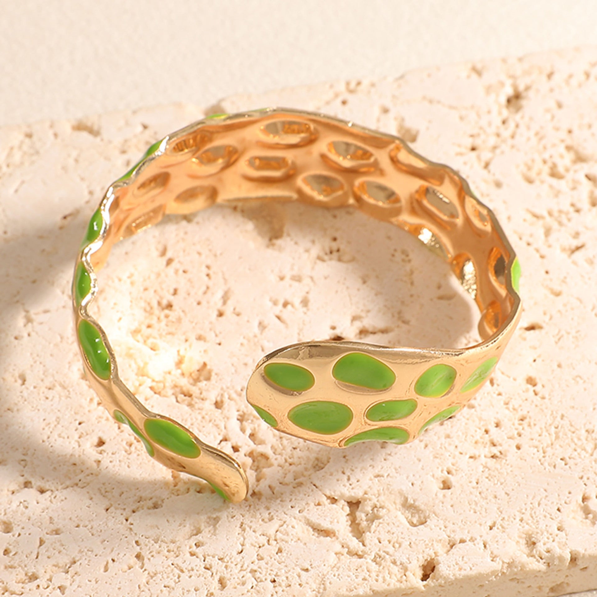 Ladies Open Bangle in Elegant Snake Design Fashion Glam