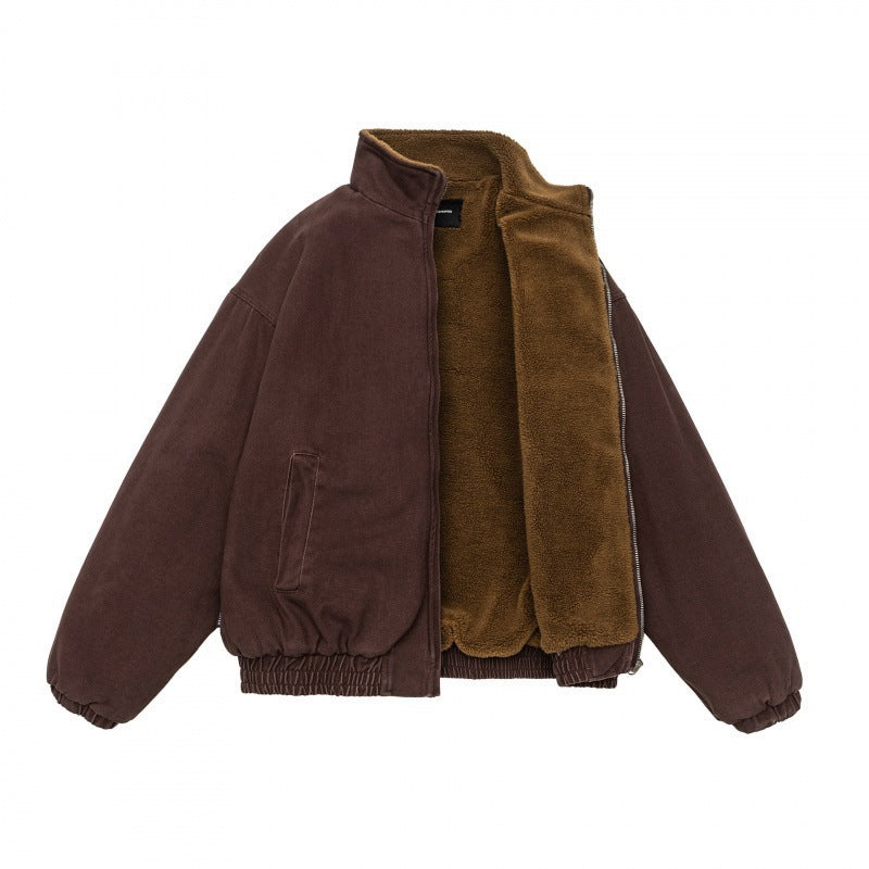 Unisex Padded Bomber Jacket with Teddy Lining Fashion Glam