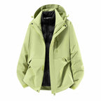 Men's Waterproof Three-Piece Winter Jacket with Removable Down Inner Jacket and Hood Fashion Glam
