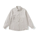 Unisex Lockeres Oversize Shirt made of linen blend with fine waffle texture and breast pocket Fashion Glam
