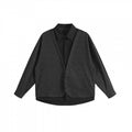 Unisex Boxy Overshirt with integrated shirt front, V-neck and boxy silhouette Fashion Glam