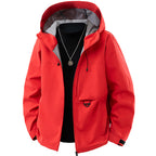 Men's technical hooded softshell jacket with adjustable hood and utility pockets Fashion Glam