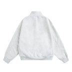 Unisex Oversize-Halfzip-Sweatshirt with Stand-up Collar and Flap Pockets Fashion Glam