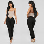 Women's High-Rise Skinny Jeans with Shaping Stretch Fashion Glam