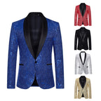 Men's glamorous sequin blazer with modern cut Fashion Glam