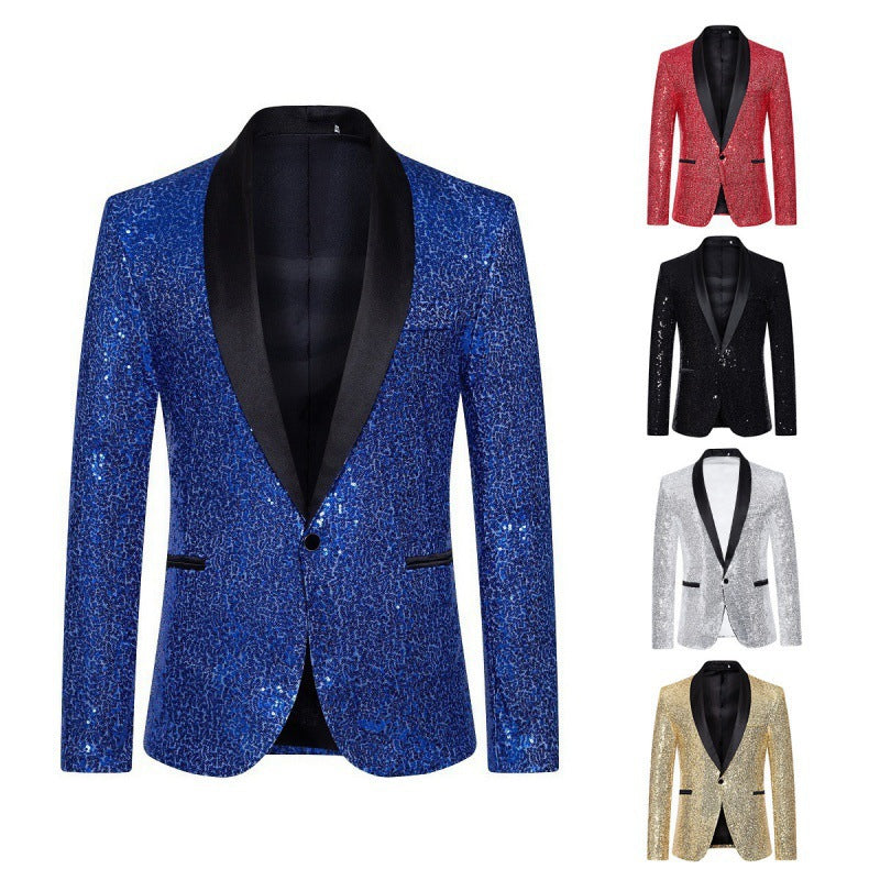 Men's glamorous sequin blazer with modern cut Fashion Glam
