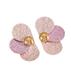 Women's ear clips in elaborate floral pattern Fashion Glam
