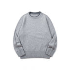 Unisex Soft Mélange Crew Neck Sweater made of Organic Cotton Blend with Boxy Fit and Wide Ribbed Cuffs Fashion Glam