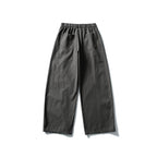 Women Wide High-Waist Culotte Pants with Elastic Waistband and Side Pockets Fashion Glam