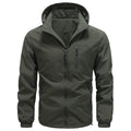Men's Breathable Ultralight Wind and Rain Jacket with Mesh Lining and Concealed Chest Pocket Fashion Glam