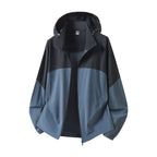 Men's Lightweight Hooded Rain Jacket with Breathable Softshell Material and Elastic Cuffs Fashion Glam