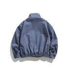Unisex Boxy-Field Jacket in vintage canvas look with stand-up collar, flap pockets, and elastic hem Fashion Glam