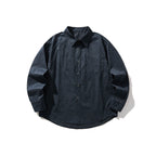 Unisex Oversize-Denim-Shirt Jacket with boxy silhouette, chest pocket and rounded hem Fashion Glam