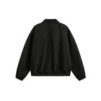 Unisex Boxy Overshirt Jacket with full-length zipper, elastic hem, and chest zipper pocket Fashion Glam