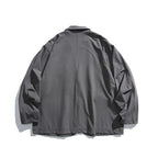 Men's Oversized Utility Blazer with Multifunctional Pockets Fashion Glam