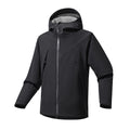 Men's Technical Softshell Outdoor Jacket with Hood Windproof Stretch and Two-Way Zipper Fashion Glam