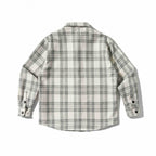 Unisex Boxy Checked Flannel Overshirt with Soft Nap and Chest Pocket Fashion Glam