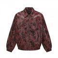 Unisex short-cut boxy jacket with zipper, elastic hem and modern animal print Fashion Glam
