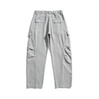 Men's Utility Style Cargo Pants with Flap Pockets and Straight Leg Fashion Glam
