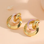Women's earrings in elegant ring design Fashion Glam