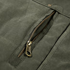 Men's winter parka with teddy lining, hood and water-repellent canvas outer layer Fashion Glam