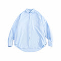 Unisex Oversize Shirt made of fine Oxford cotton fabric with chest pocket and rounded hem Fashion Glam