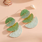 Women's Hanging Earrings in Elegant, Layered Design Fashion Glam